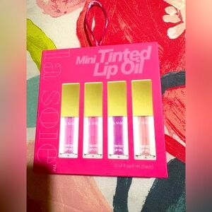 Jouer Mini Tinted Lip Oil Set - Pink